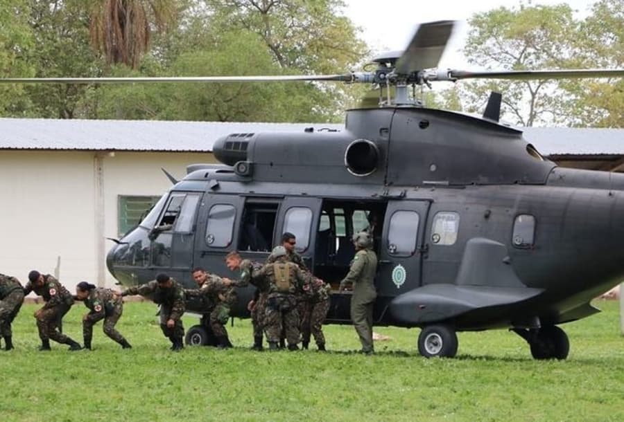 Sidrolândia recebe simulação de exercício militar com 85 capitães-alunos