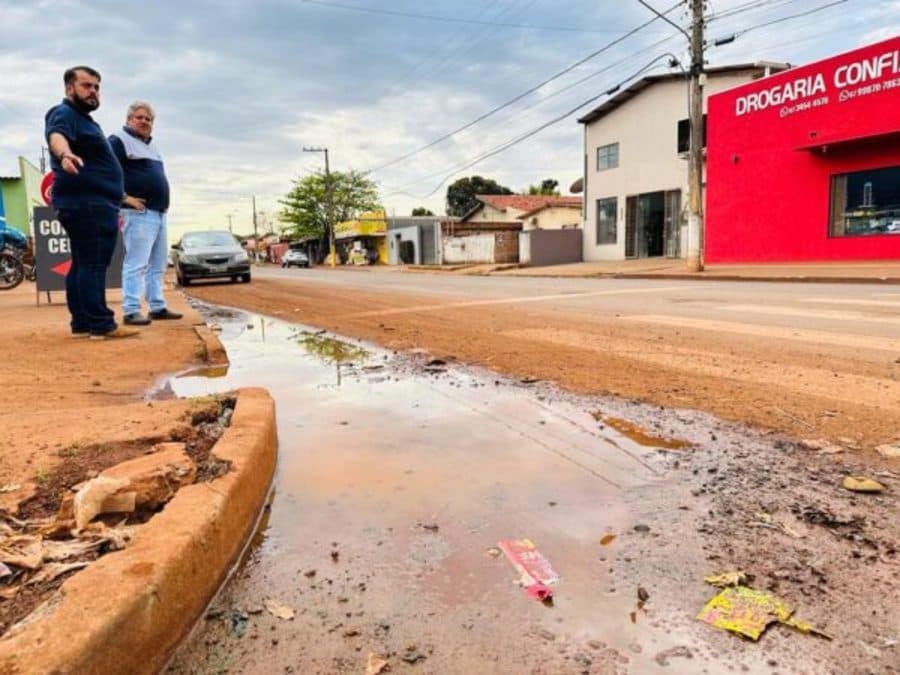 Vereador Robert pede melhorias na Rua Major Carlos da Silva em Maracaju