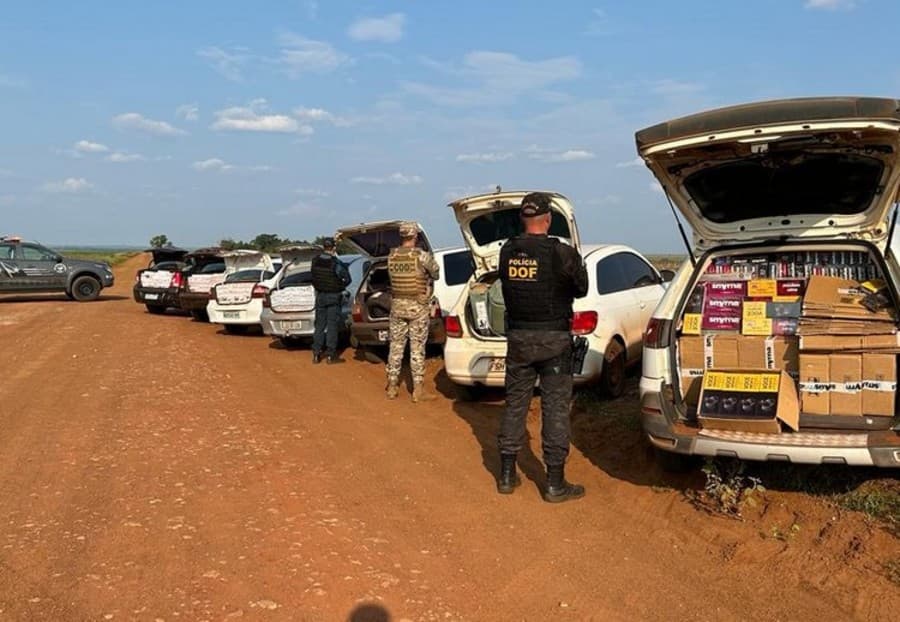 Mais de R$ 600 mil em materiais de contrabando e descaminho são apreendidos pelo DOF