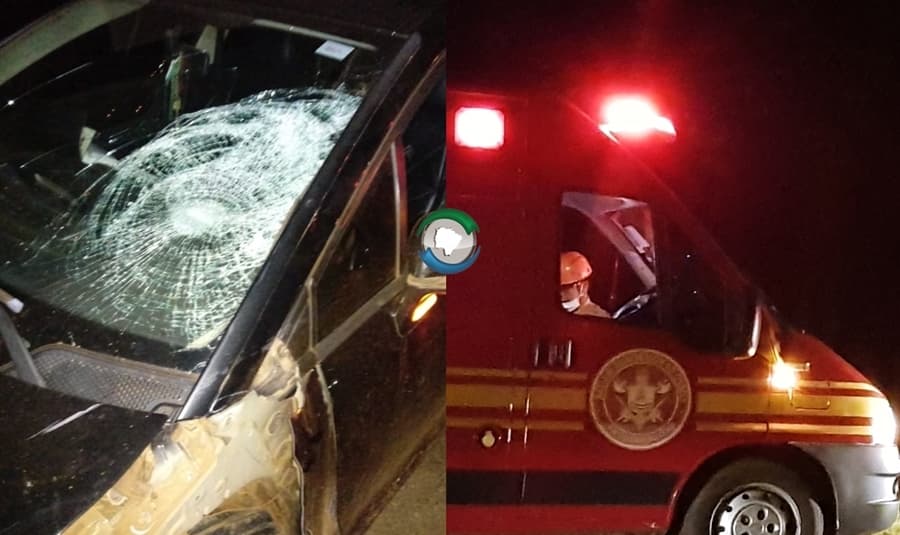 Após acidente na Rua Ponta Porã, motociclista morre a caminho da Santa Casa