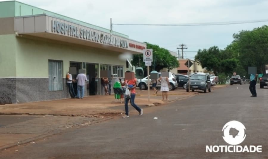 Em Maracaju, mulher não respeita o pare e colide em motociclista que fraturou o tornozelo