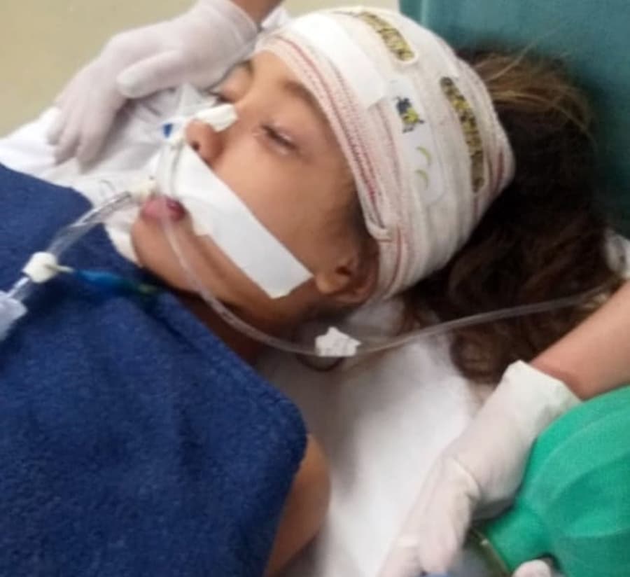 Família sidrolandense pede doação de sangue para criança realizar cirurgia de remoção de tumor no cérebro