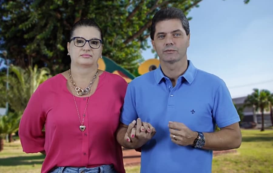 Ao lado da esposa, prefeito eleito agradece população e reafirma compromisso com Maracaju