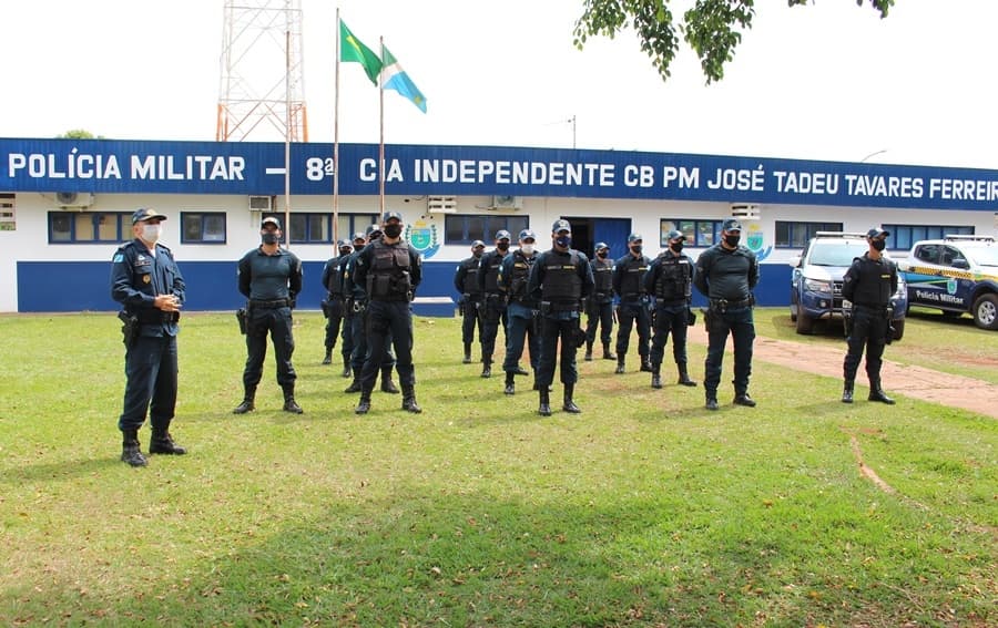 Comando da Polícia Militar apresenta reforço para o fim de ano em Sidrolândia