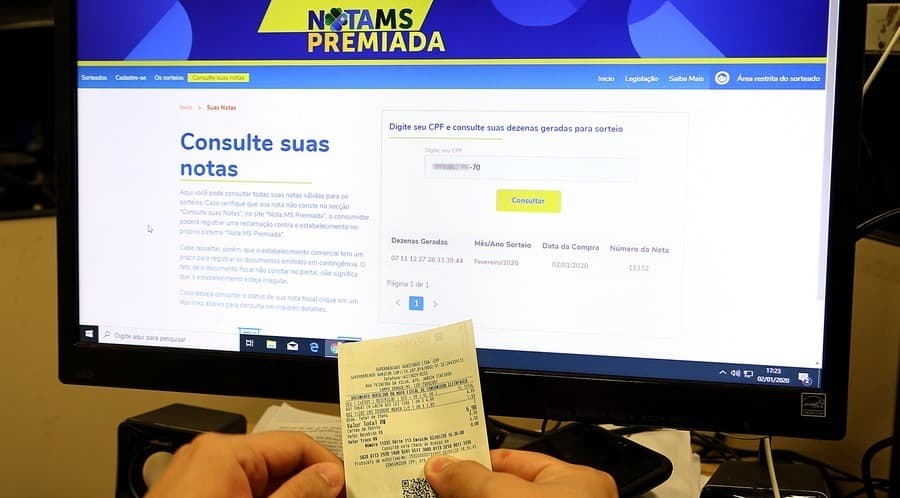 Maracaju e Sidrolândia estão entre os contemplados da Nota Premiada MS
