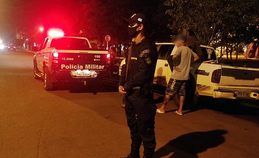 Com reforço, PM aperta fiscalização na praça central e nos Bairros de Sidrolândia