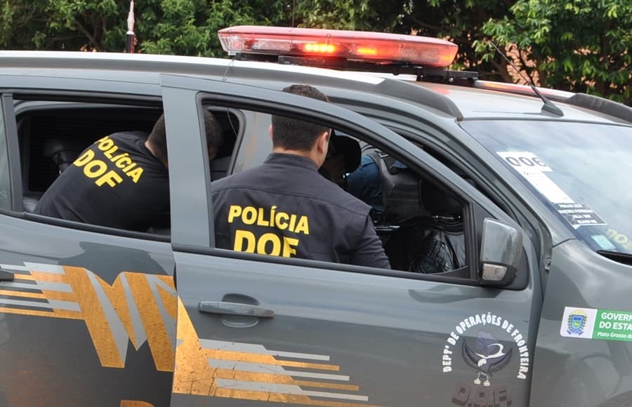 DOF aperta fiscalização em Maracaju e prende foragido da Justiça durante abordagem