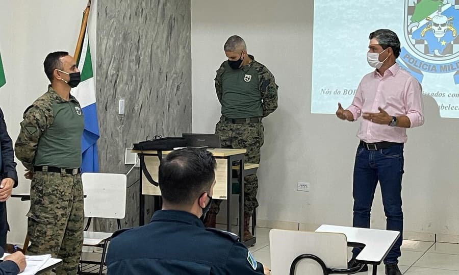 Policiais militares de Maracaju participam de plano de defesa com policiais do Bope