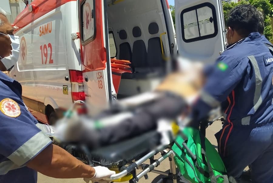 Homem é encaminhado em vaga zero para Capital vítima de disparo de arma de fogo