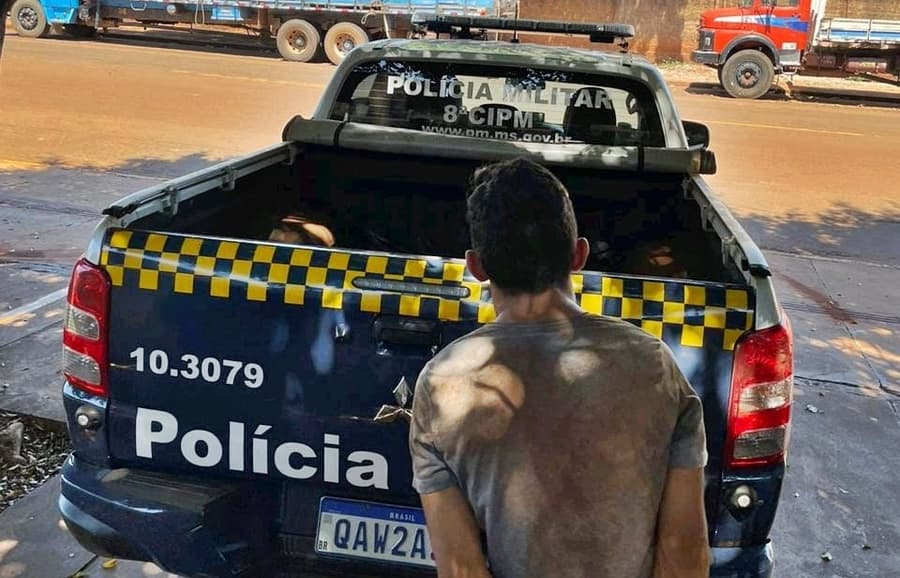 Terceiro envolvido em assalto na Claro é preso pela Polícia Militar com maconha
