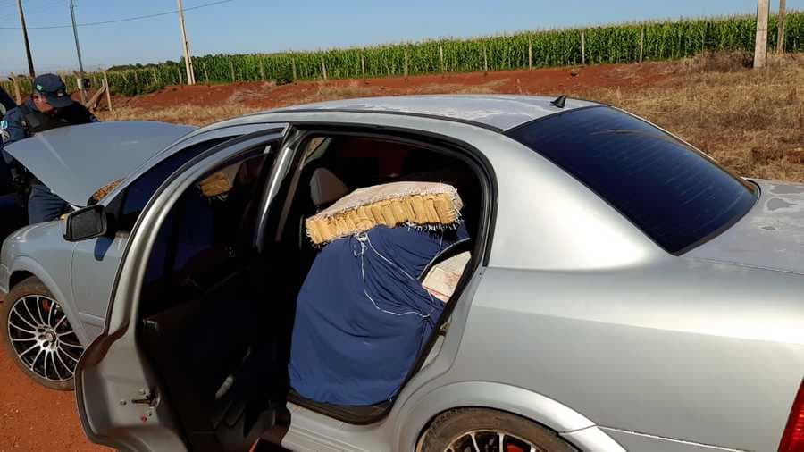 Polícia Militar apreende mais de meia tonelada de maconha em Maracaju