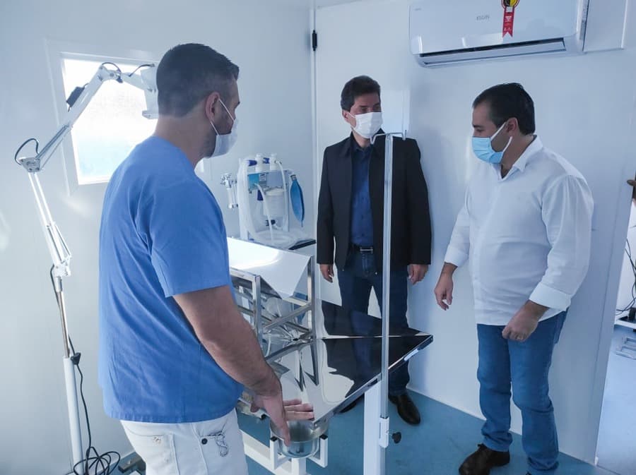 Prefeito visita Castramóvel, que logo será inaugurado em Maracaju