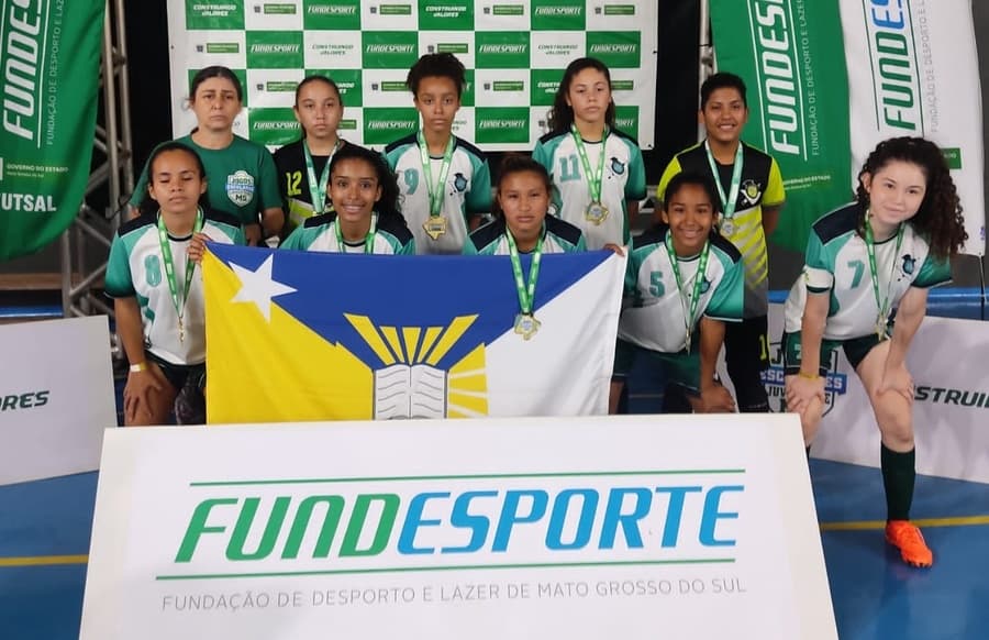Maracaju desbanca favorita e é campeã do futsal feminino nos Jogos Escolares de Mato Grosso do Sul
