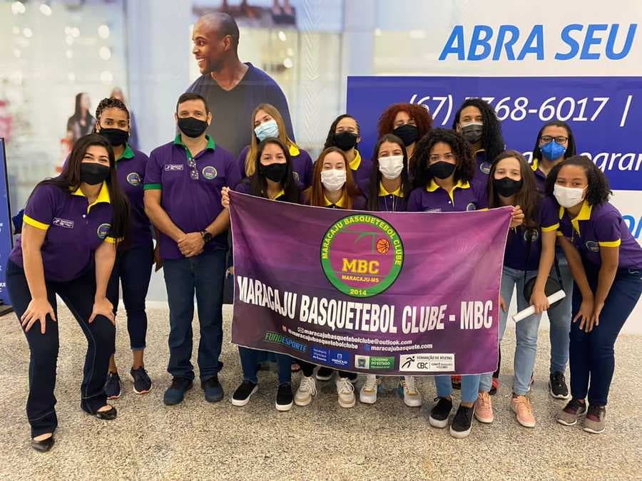 Equipe do Maracaju Basquetebol Clube já está em Brasília para Brasileirão Feminino Sub 23