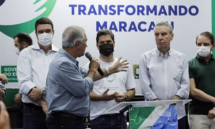 Governador elogia trabalho de Calderan e autoriza diversas obras em Maracaju