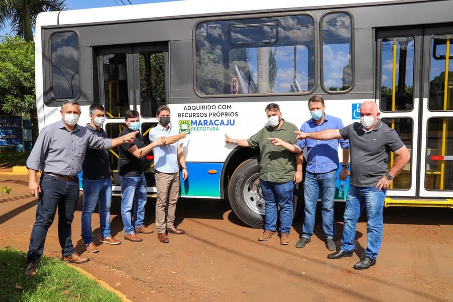 Prefeitura investe R$ 904 mil em novos ônibus para transporte coletivo de Maracaju