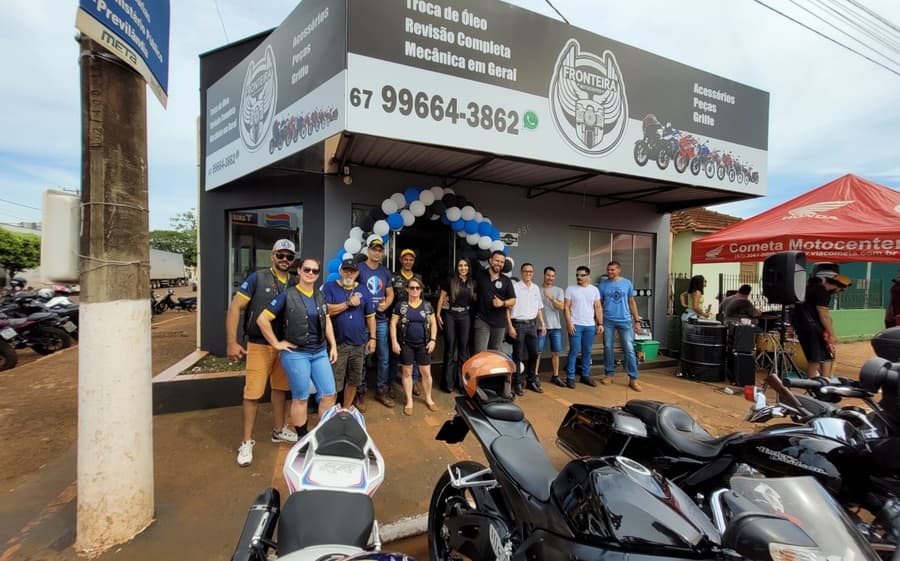Fronteira Motocenter chegou em Sidrolândia com manutenção, peças e acessórios