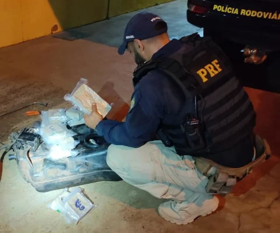 Carga de droga avaliada R$ 4,2 milhões que saiu de Maracaju é apreendida pela PRF