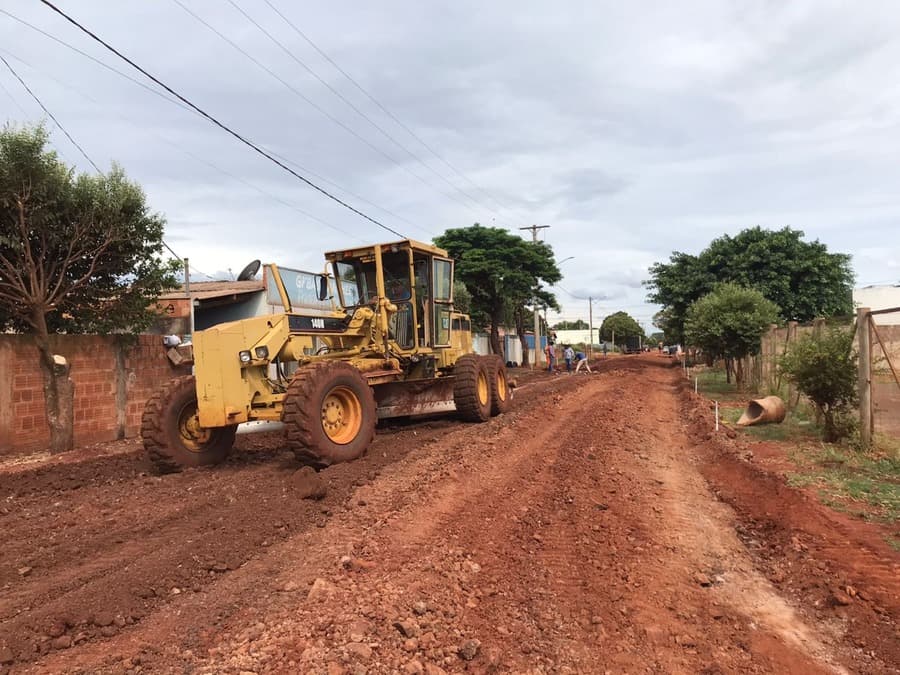 Ruas do São Bento começam a ser preparadas para receber pavimentação