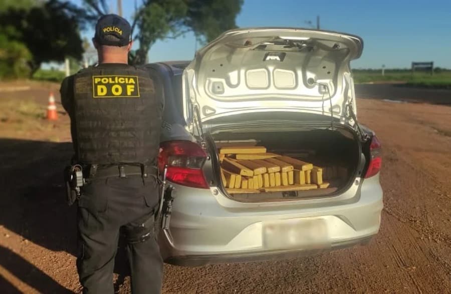 Jovem de 16 anos é apreendido com mais de 380 kg de maconha em Maracaju
