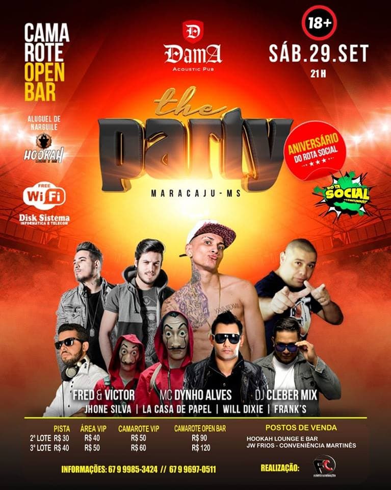 A pedidos de internautas, show de aniversário do Rota é transferido ao Dama