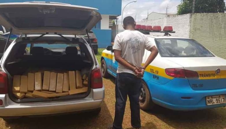 Jovem é preso com 194 quilos de maconha em abordagem na MS-162