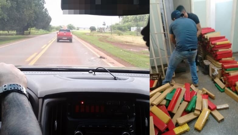 Após perseguição, Garras apreende 430kg de maconha em Sidrolândia