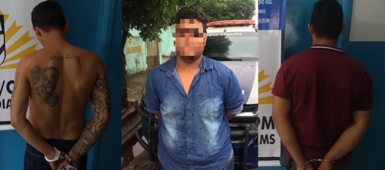 PM age rápido e prende acusados de envolvimento no roubo, sequestro e tiro em caminhoneiro