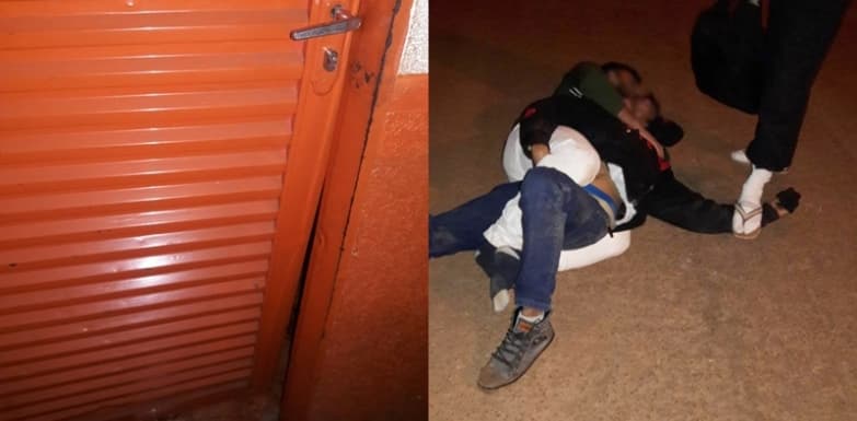 Ladrão tenta invadir lanchonete, mas é imobilizado pelo dono e acaba preso