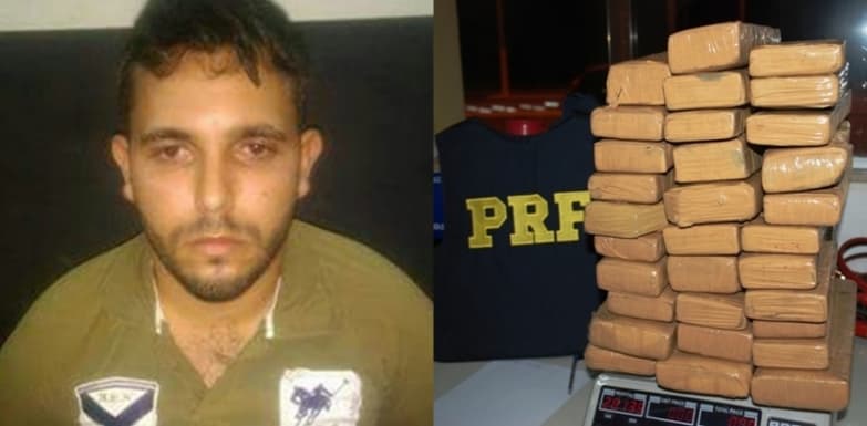 PRF prende maracajuense com quase 100 kg de entorpecentes em hotel