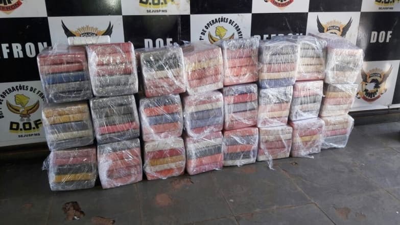 DOF realiza maior apreensão de cocaína do ano, avaliada em R$ 7 milhões
