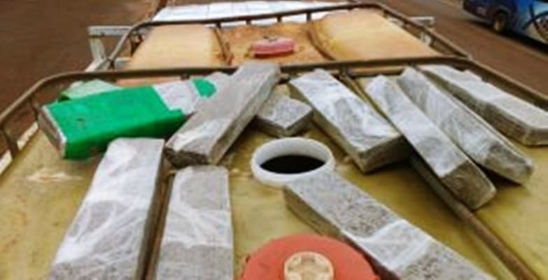 PRF intercepta caminhão com carregamento de maconha nas proximidades de Maracaju