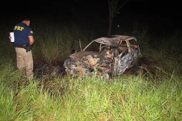 Motociclista morre após colisão com uno na BR 267 entre Maracaju e Rio Brilhante