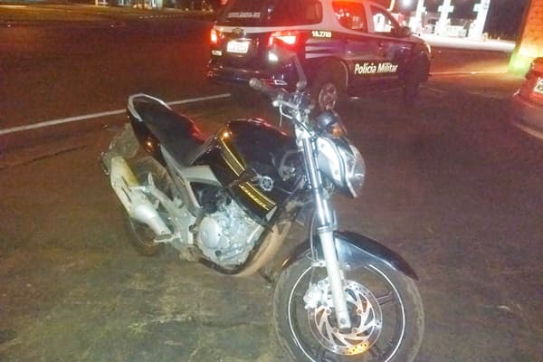 PM recupera outra motocicleta minutos após ela ser roubada no Pé de Cedro