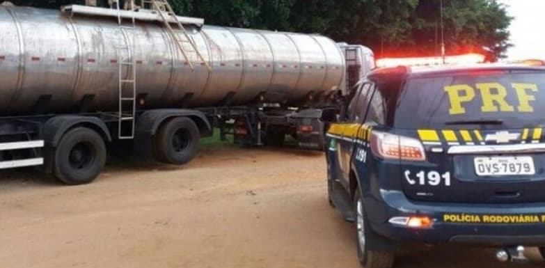 Homem de 39 anos é preso levando maconha em caminhão-tanque para Goiás