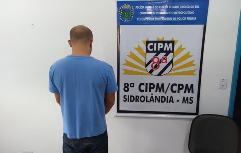 Evadido por latrocínio acaba preso pela PM de Sidrolândia após abordagem