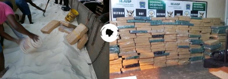 Operação do DOF apreende quase três toneladas de drogas na MS-164 em Maracaju