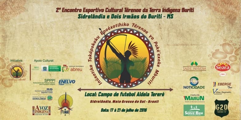 Neste mês, Sidrolândia vai sediar 2º Encontro Esportivo Cultural Terenoê