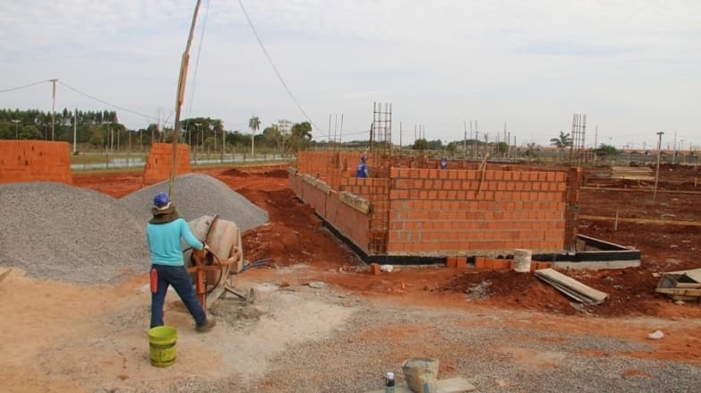 Construção de Escola do Jardim Paraíso segue evoluindo