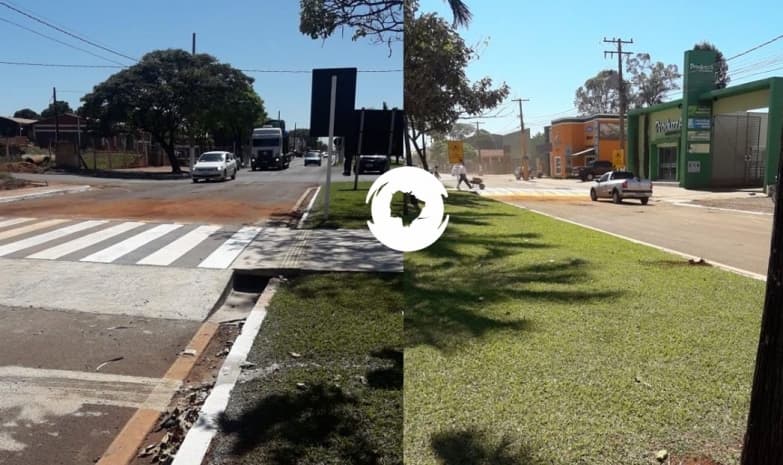 Construção de traffic calming é concluída e trânsito é liberado em avenida