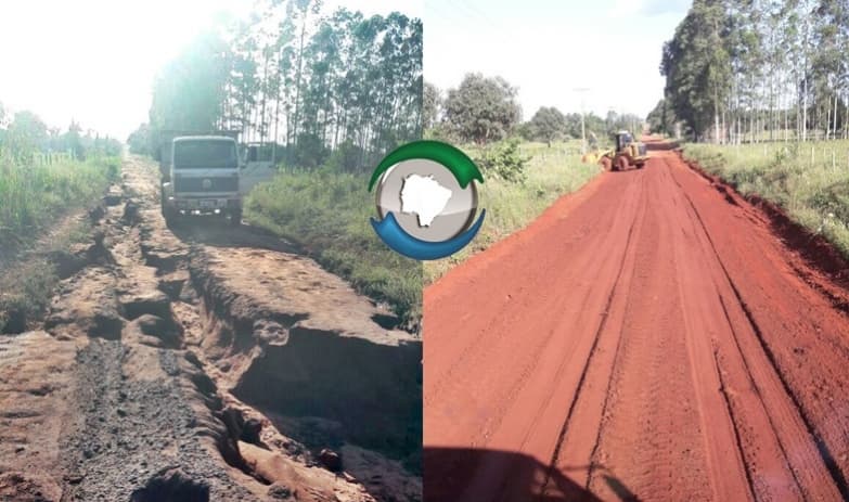 Prefeitura recupera estradas vicinais e prioriza rotas do transporte escolar