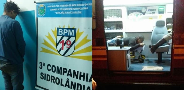 Jovem é baleado nas nádegas após atirar contra policiais no Bairro São Bento