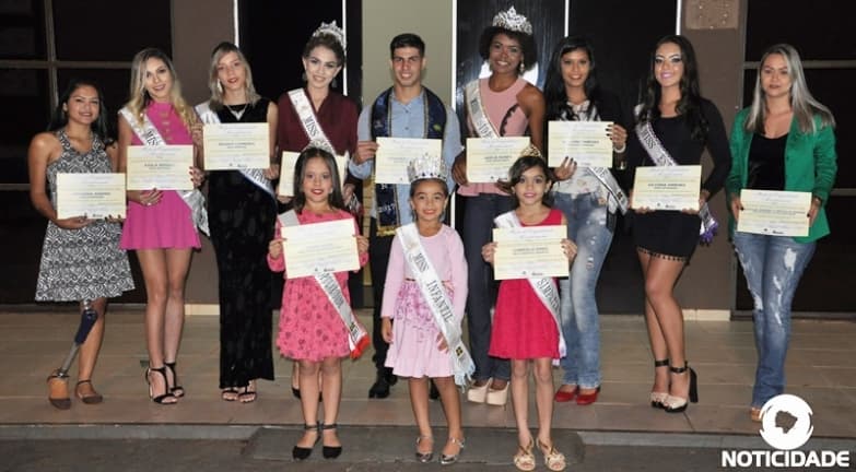 Ganhadores e organização do Miss Sidrolândia são homenageados na Câmara