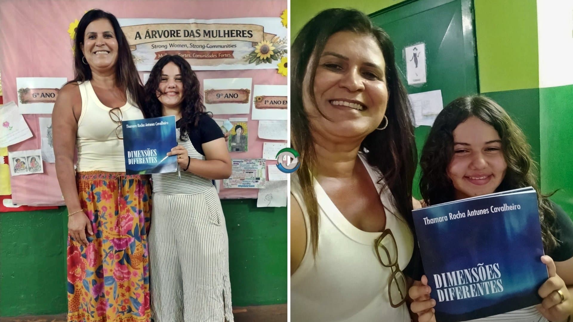 Com apoio de professora, aluna lança livro em projeto inédito no distrito do Quebra Coco