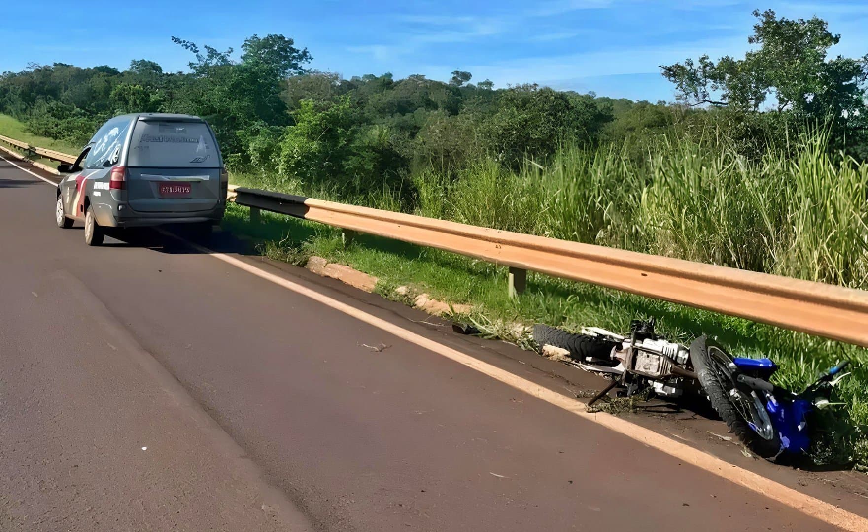 Motociclista morre em acidente na BR-060 entre Sidrolândia e Nioaque