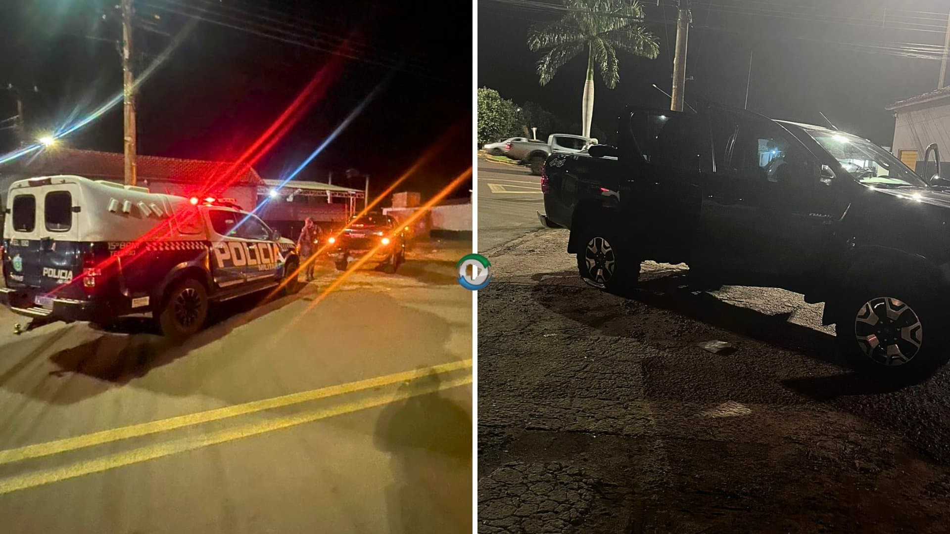 Homem foge durante cumprimento de mandado, bate em viatura e acaba preso em Maracaju