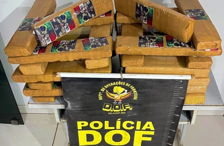 Mulher é presa com 27 quilos de maconha durante bloqueio do DOF em Maracaju