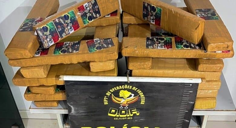 Mulher é presa com 27 quilos de maconha durante bloqueio do DOF em Maracaju