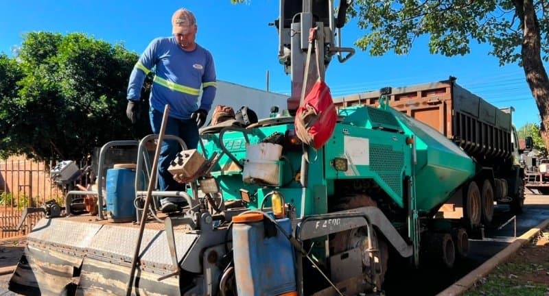 Nioaque celebra 136 anos de emancipação com obras de recapeamento em vias estratégicas da cidade