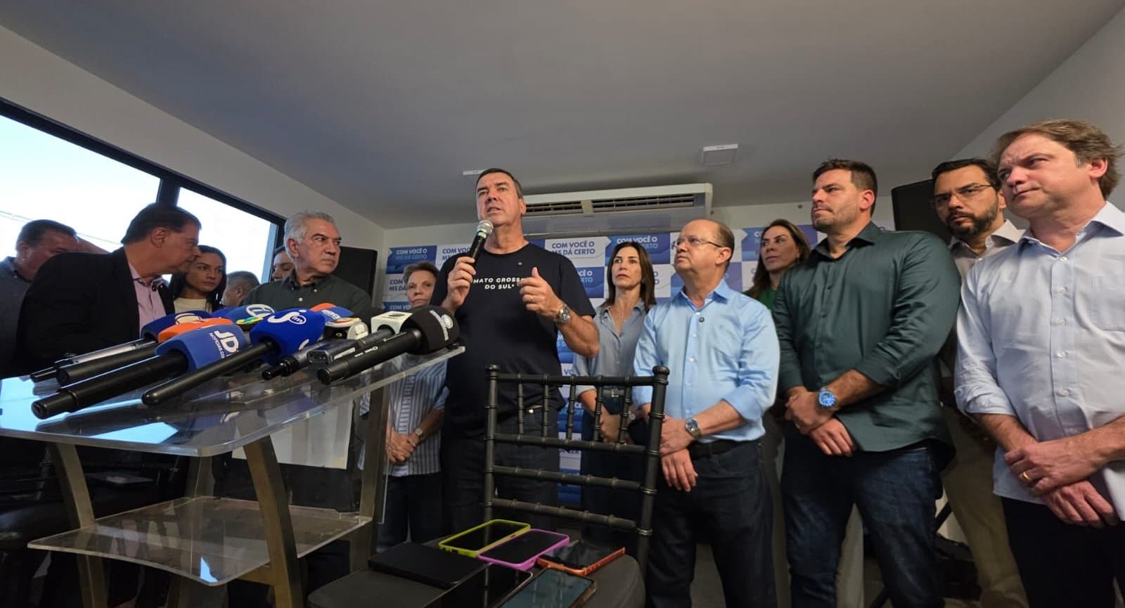 Riedel reúne nove partidos e lança reeleição com frente unificada pelo desenvolvimento de MS